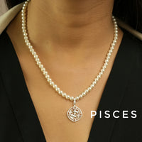 Pisces Pearl 92.5 Silver Necklace