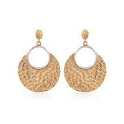 Golden Cobbled Lane Earring