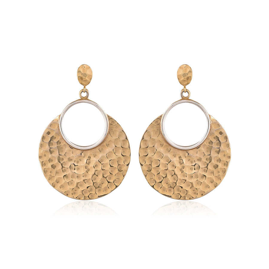 Golden Cobbled Lane Earring