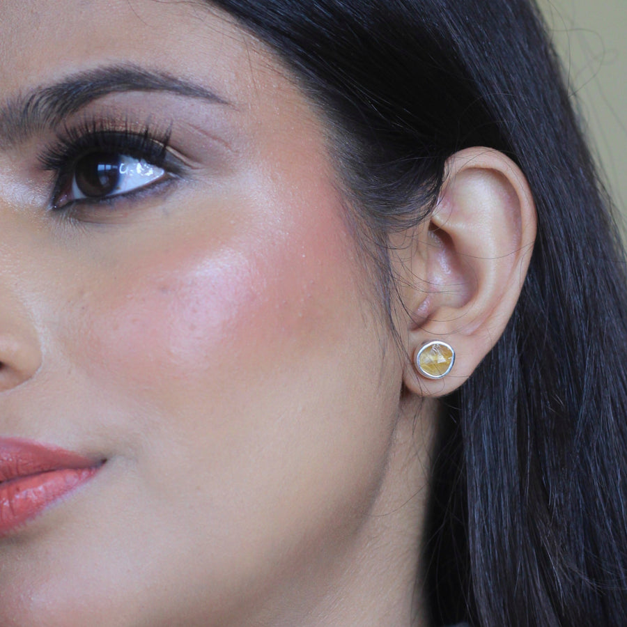 Citrine Sun Kissed Studs