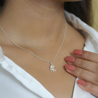 Necklace - Thakurji MorPankh 92.5 Silver Necklace