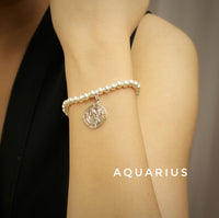 Aquarius Pearl 92.5 Silver Bracelet