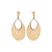 Golden Cobbled Lane Earring