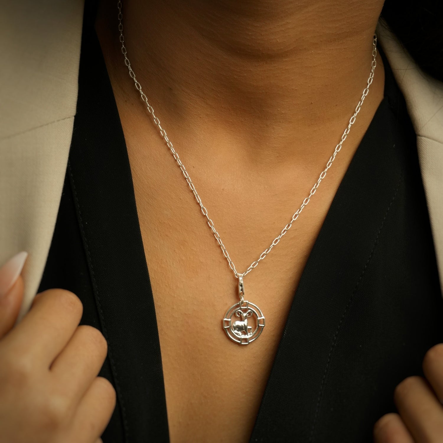 Aries Chain 92.5 Silver Necklace