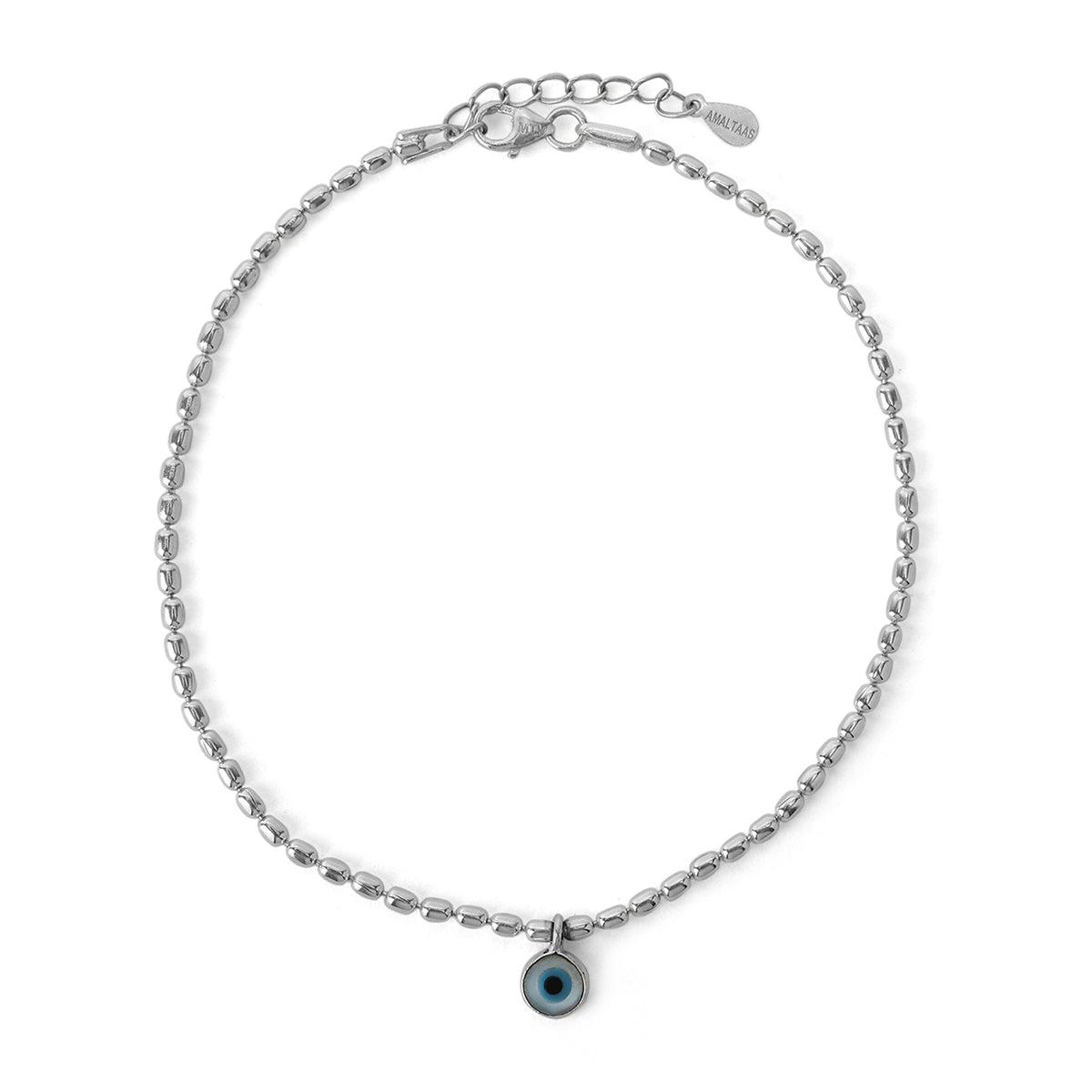 Classic EvilEye Nazar Magic Anklet in 92.5 Silver