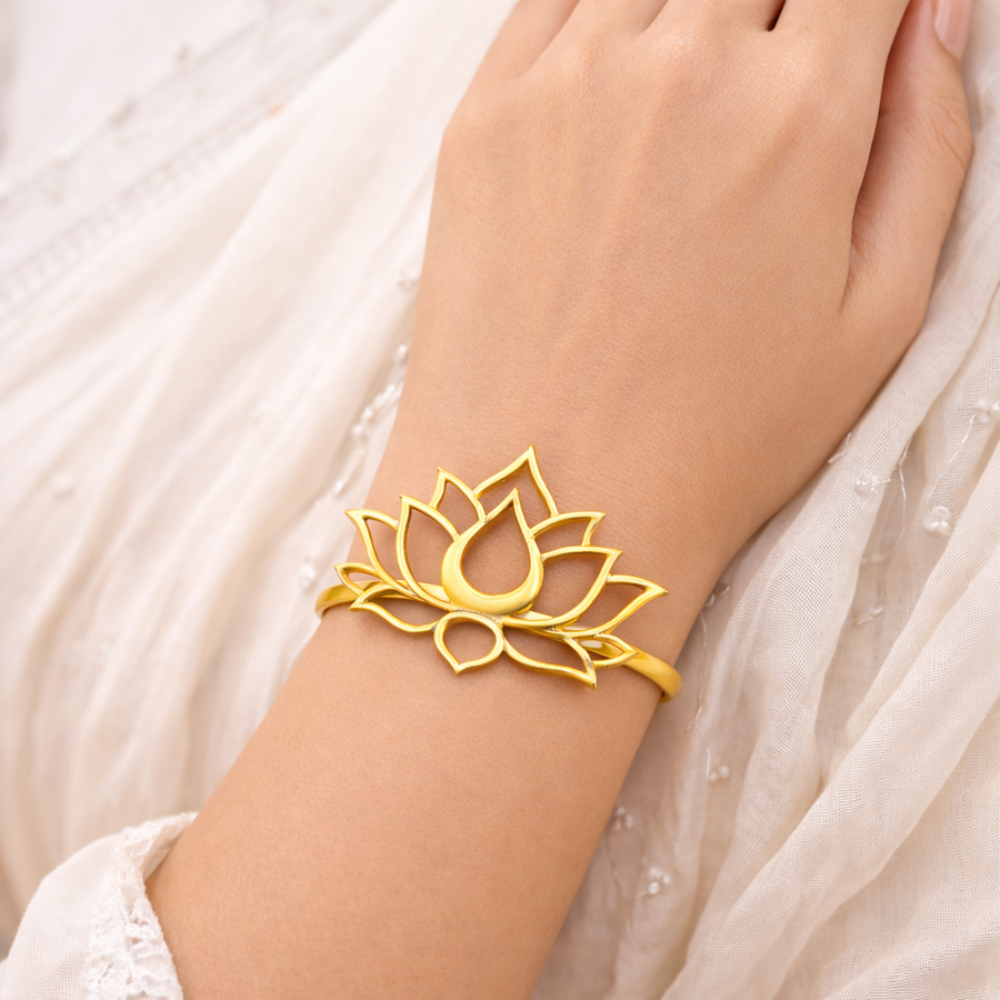 Lotus in Bloom Arm Cuff