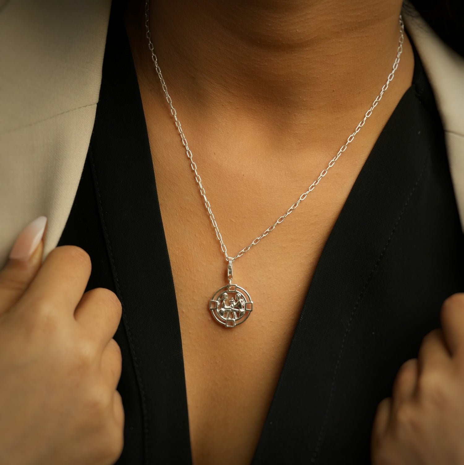 Gemini 92.5 Silver Chain Necklace