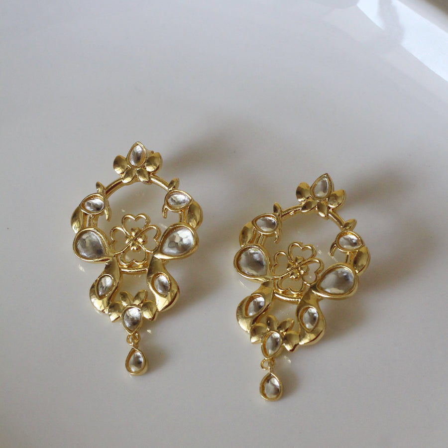 Sitara Big Art Deco  Earring