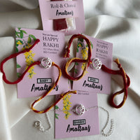 RAKHI B3 - OM Bhai-Bhabhi-Baby Rakhi Combo (Family Pack)