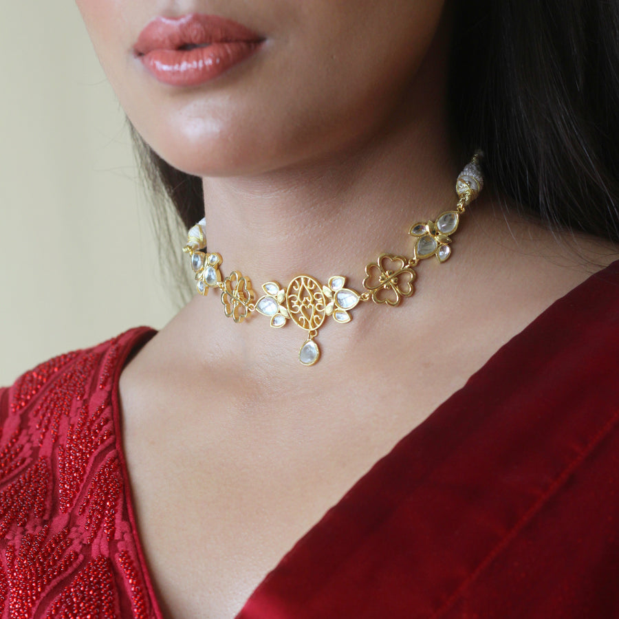 Sitara Choker Art Deco Necklace
