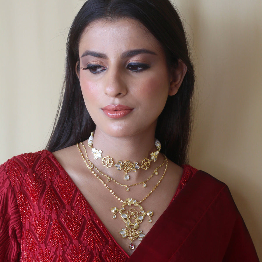 Sitara Choker Art Deco Necklace