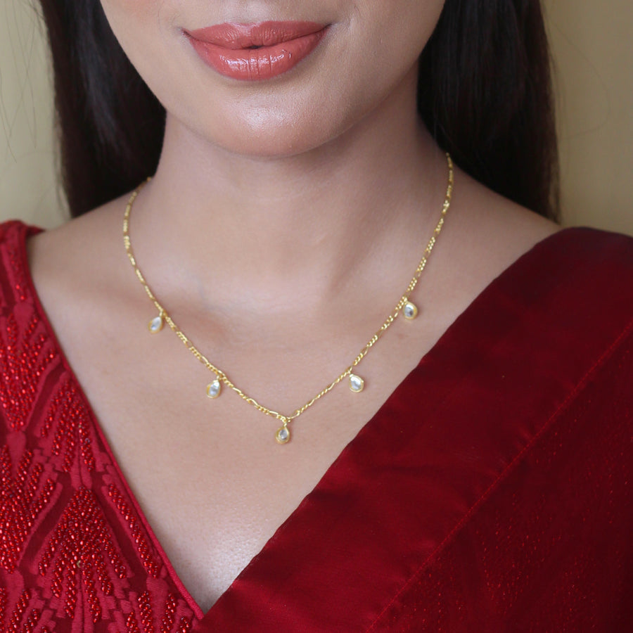 Sitara Charm Art Deco Necklace