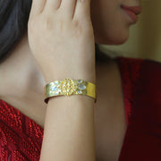 Sitara Broad Cuff Evileye Sparkle