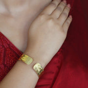 Sitara Broad Cuff Evileye Sparkle