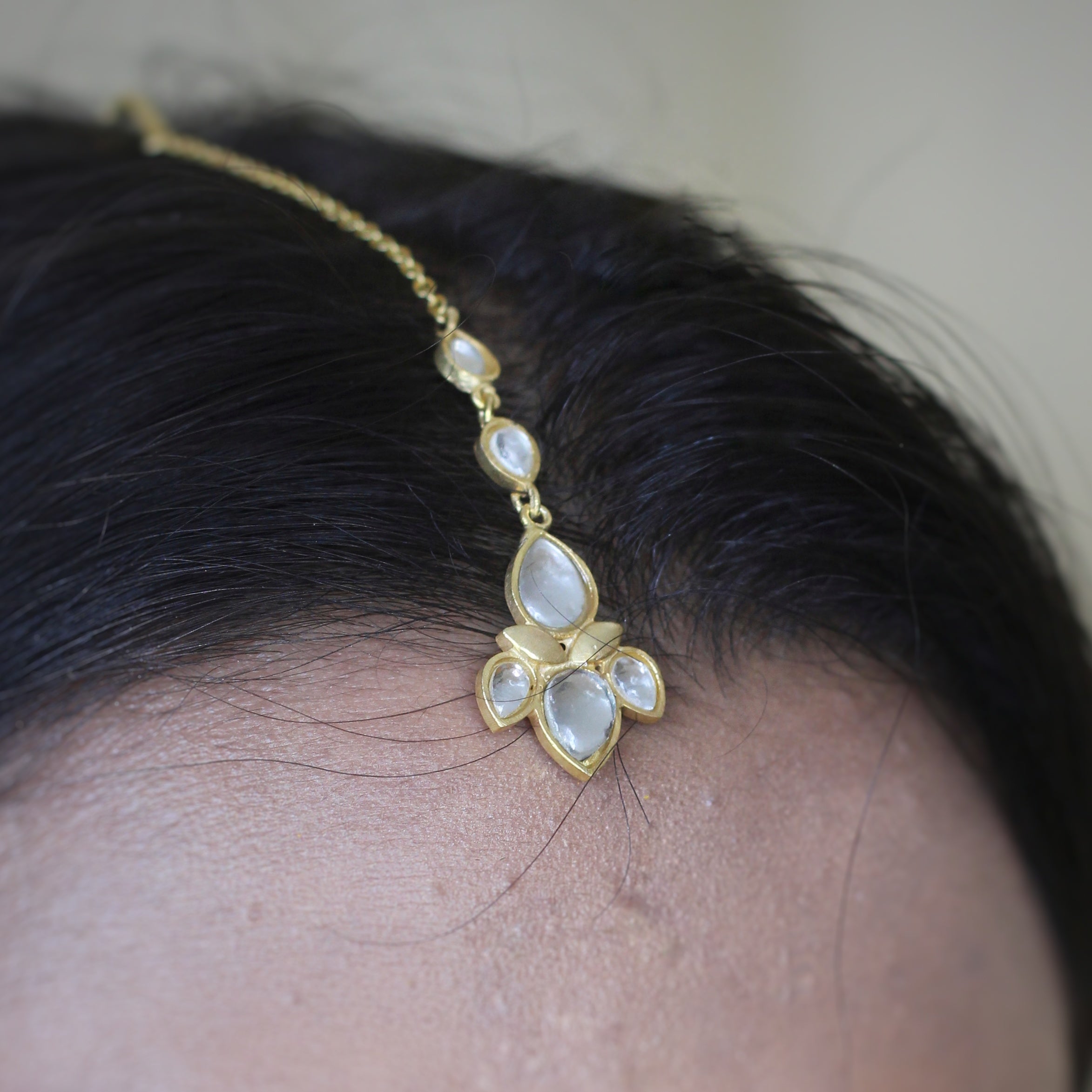 Sitara Maang Tika Lotus Sparkle