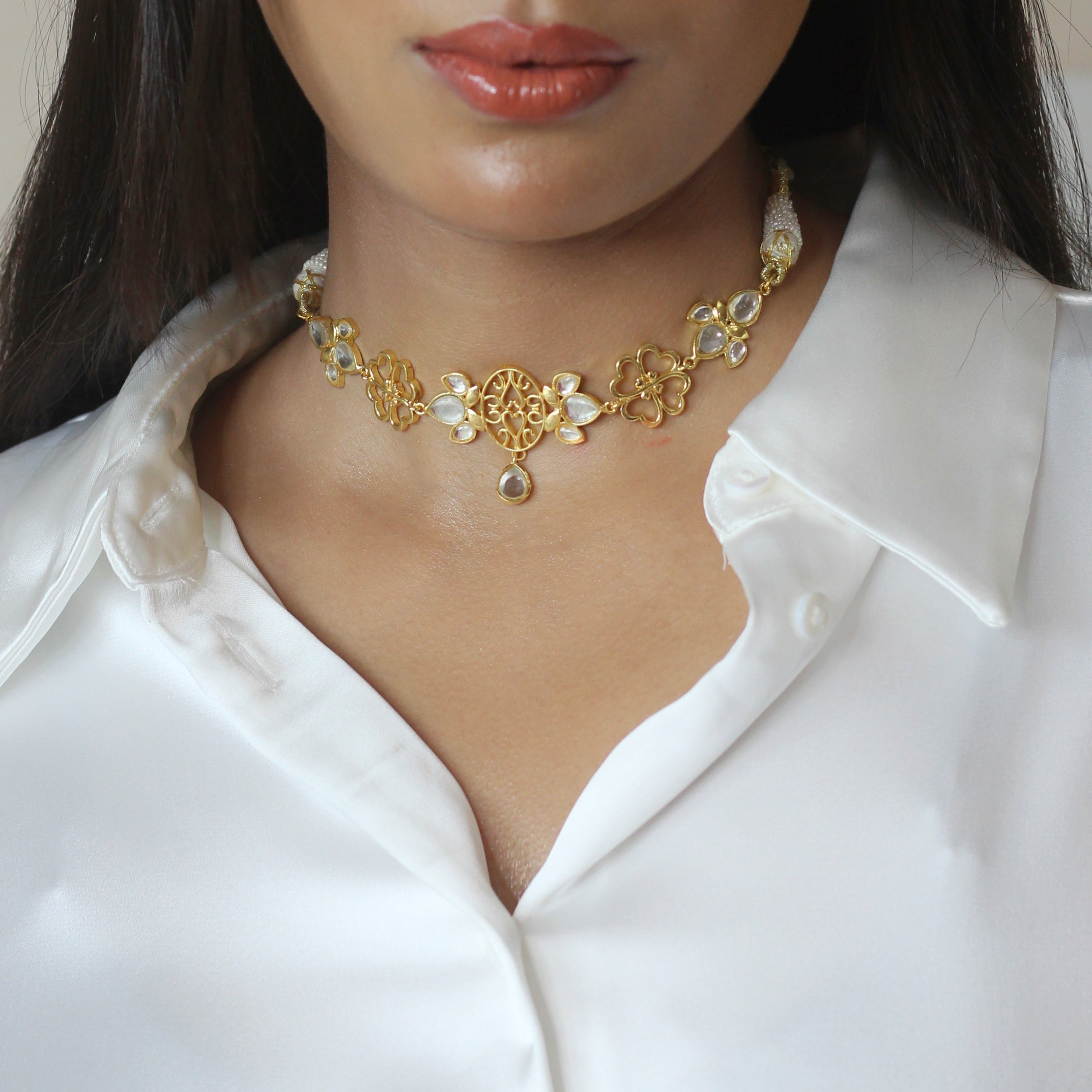 Sitara Choker Art Deco Necklace