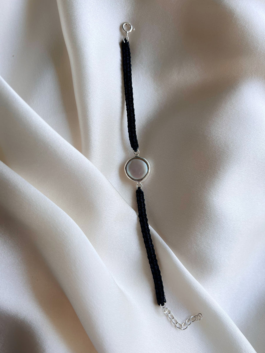June Birthstone – Pearl 92.5 Silver Bracelet