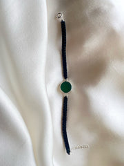 August Birthstone – Peridot 92.5 Silver Bracelet