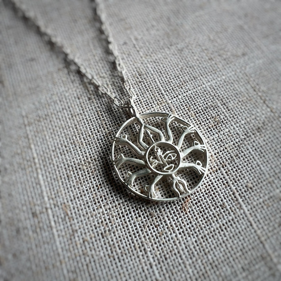 NECKLACE- Devi Maa Pendant 92.5 Silver