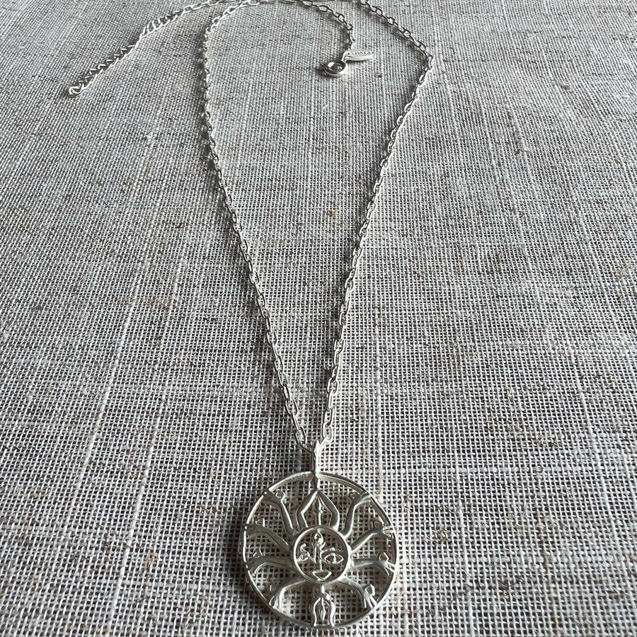 NECKLACE- Devi Maa Pendant 92.5 Silver