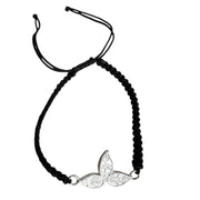 Men -  Om Namah Shivaya Bel Patra (Sacred Leaf) 92.5 Silver Bracelet
