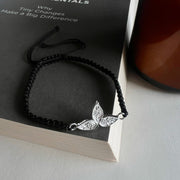 Men -  Om Namah Shivaya Bel Patra (Sacred Leaf) 92.5 Silver Bracelet