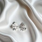 EARRING - Thakurji  Morpankh 92.5 Silver Studs
