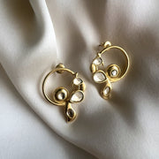 Sitara Hoop Peacock Earring