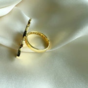 Sitara Art Deco Long Ring