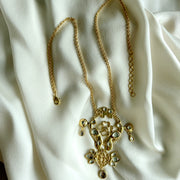 Sitara Statement Peacock Long Necklace