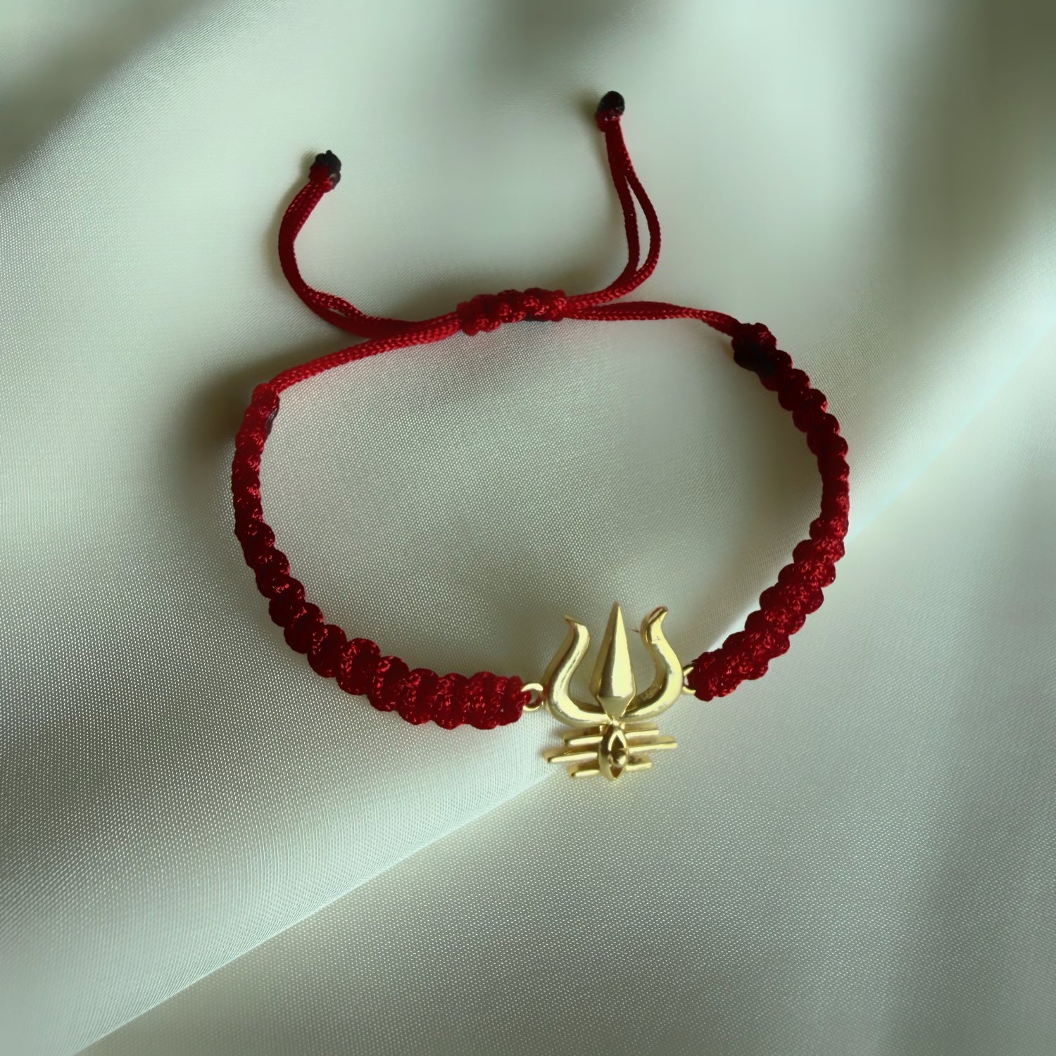 Mahadev's Trishul Bracelet - Blessed 22k Gold-plated