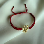 Mahadev's Trishul Bracelet - Blessed 22k Gold-plated