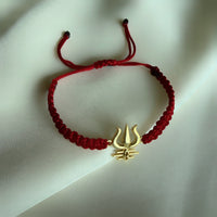 Mahadev's Trishul Bracelet - Blessed 22k Gold-plated