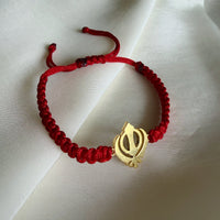 Khanda Bracelet - Blessed 22k Gold-plated