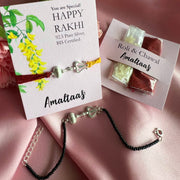 COMBO RAKHI - Shivastra 92.5 Silver Rakhi for Bhai & Bhabhi