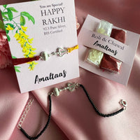COMBO RAKHI - Shivastra 92.5 Silver Rakhi for Bhai & Bhabhi