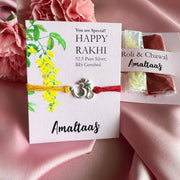 RAKHI - Om Ganesha  92.5 Silver Rakhi