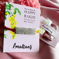 RAKHI - Hanuman Chalisa Protection – 92.5 Silver Rakhi