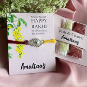 RAKHI - Kanha Morpankh 92.5 Silver Rakhi