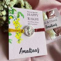 RAKHI - Shankh Blessings 92.5 Silver Rakhi