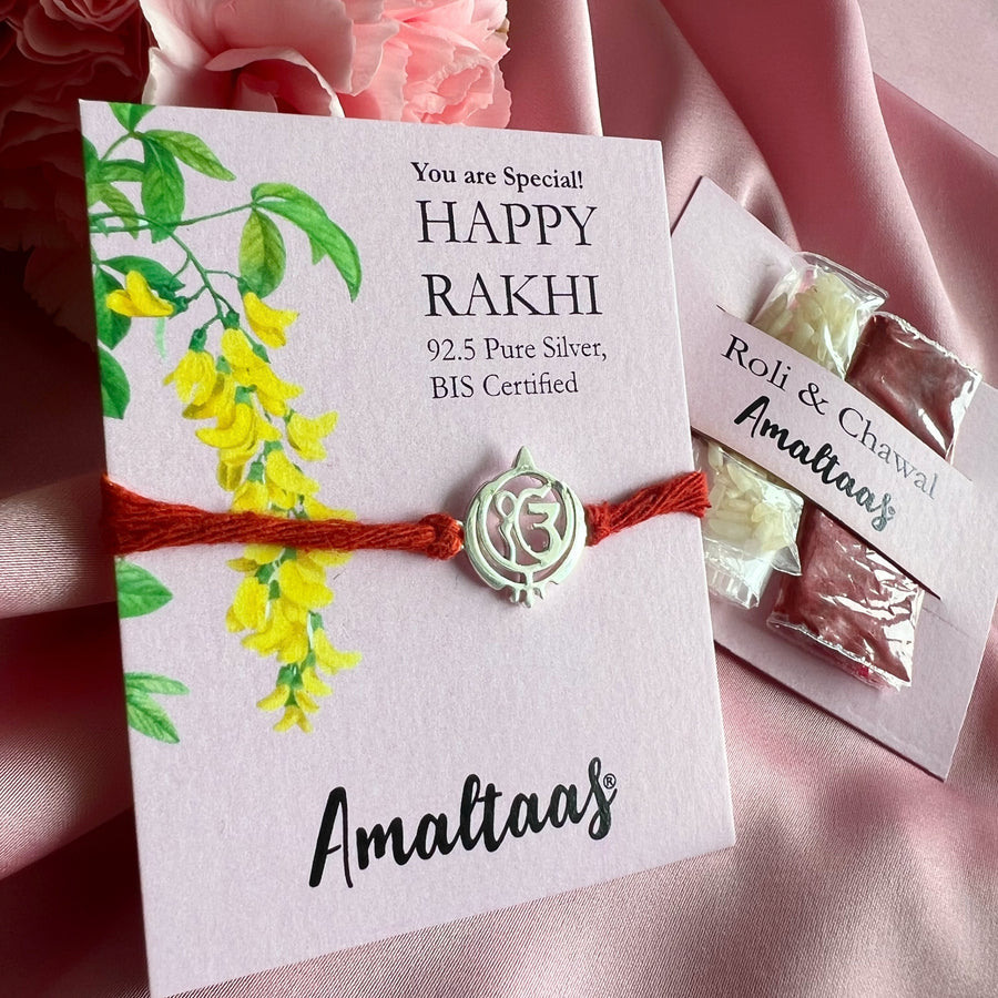 RAKHI - Ek Onkar 92.5 Silver Rakhi