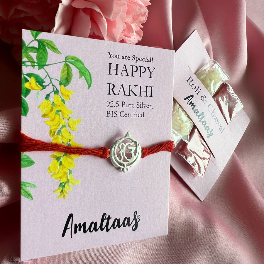 RAKHI - Ek Onkar 92.5 Silver Rakhi