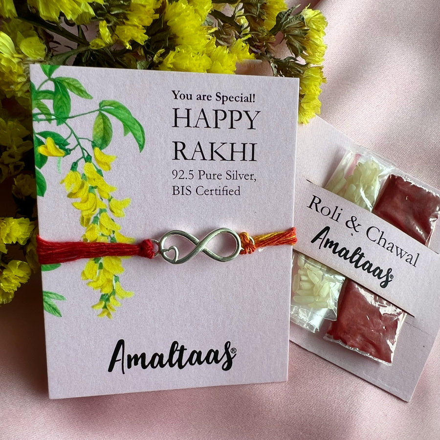 RAKHI - Infinite Love 92.5 Silver Rakhi