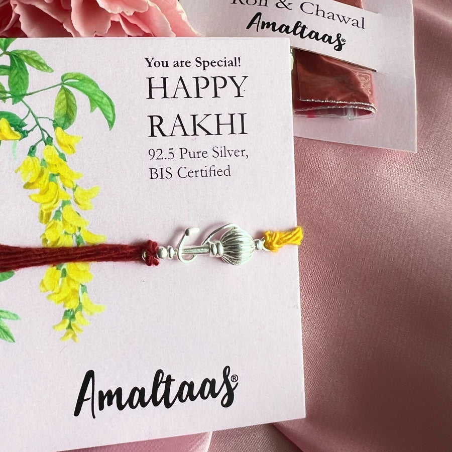 RAKHI - Vayuputra Gada 92.5 Silver Rakhi
