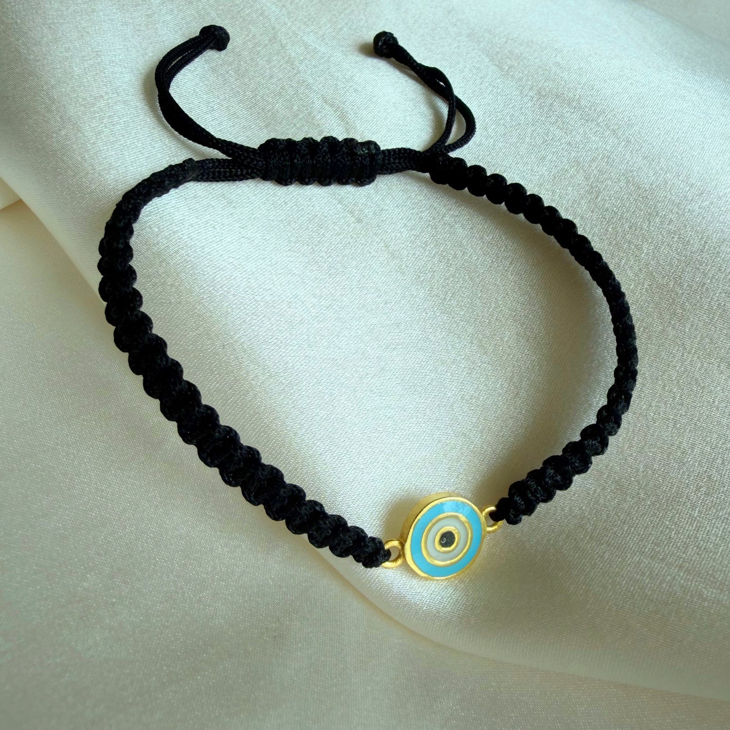 EvilEye Nazar Guardian Bracelet - Blessed 22k Gold-plated