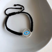 MEN – Full Circle Nazar EvilEye 92.5 Silver Bracelet