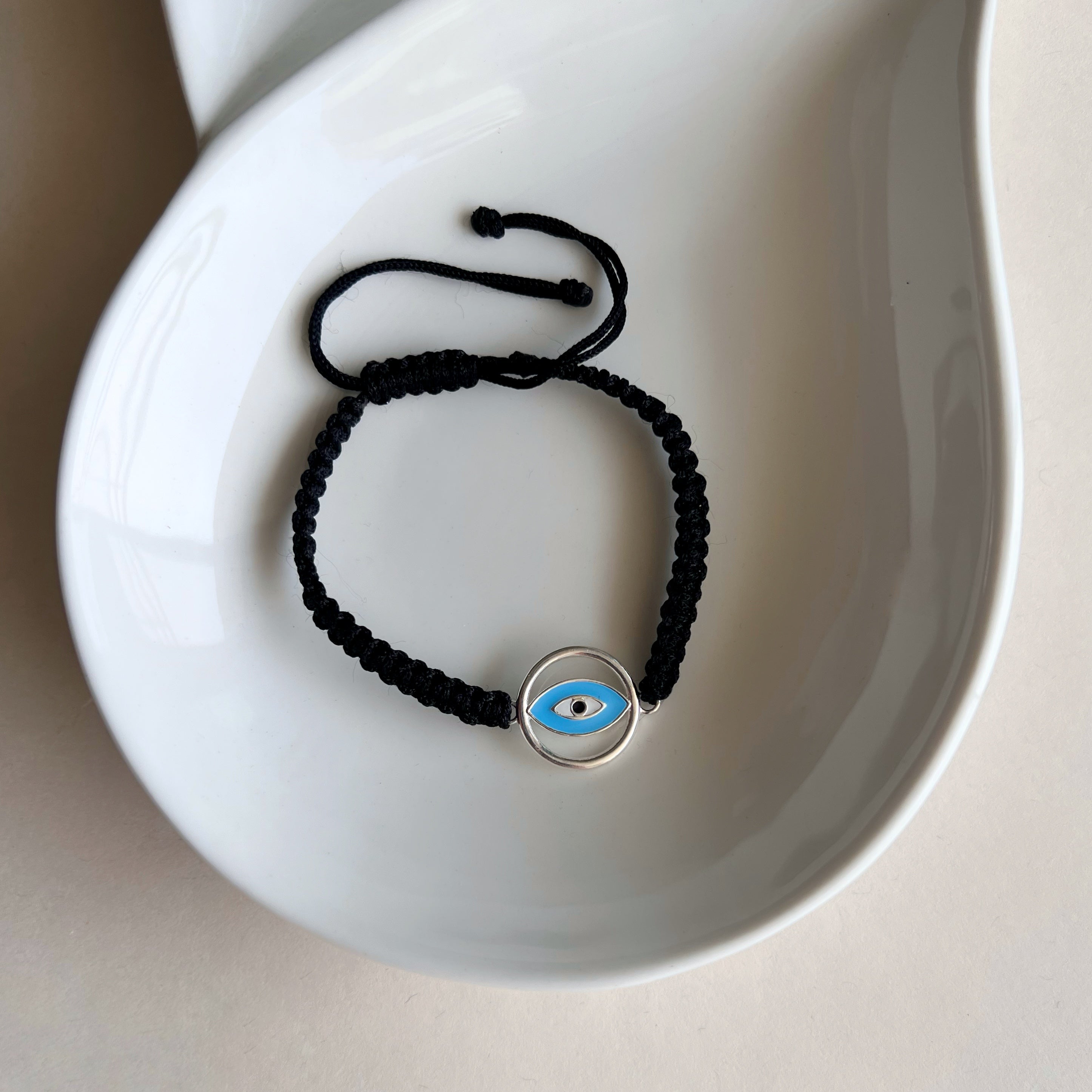 MEN – Full Circle Nazar EvilEye 92.5 Silver Bracelet