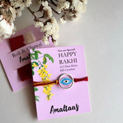 RAKHI - Nazar Evil Eye Orbit 92.5 Silver Rakhi