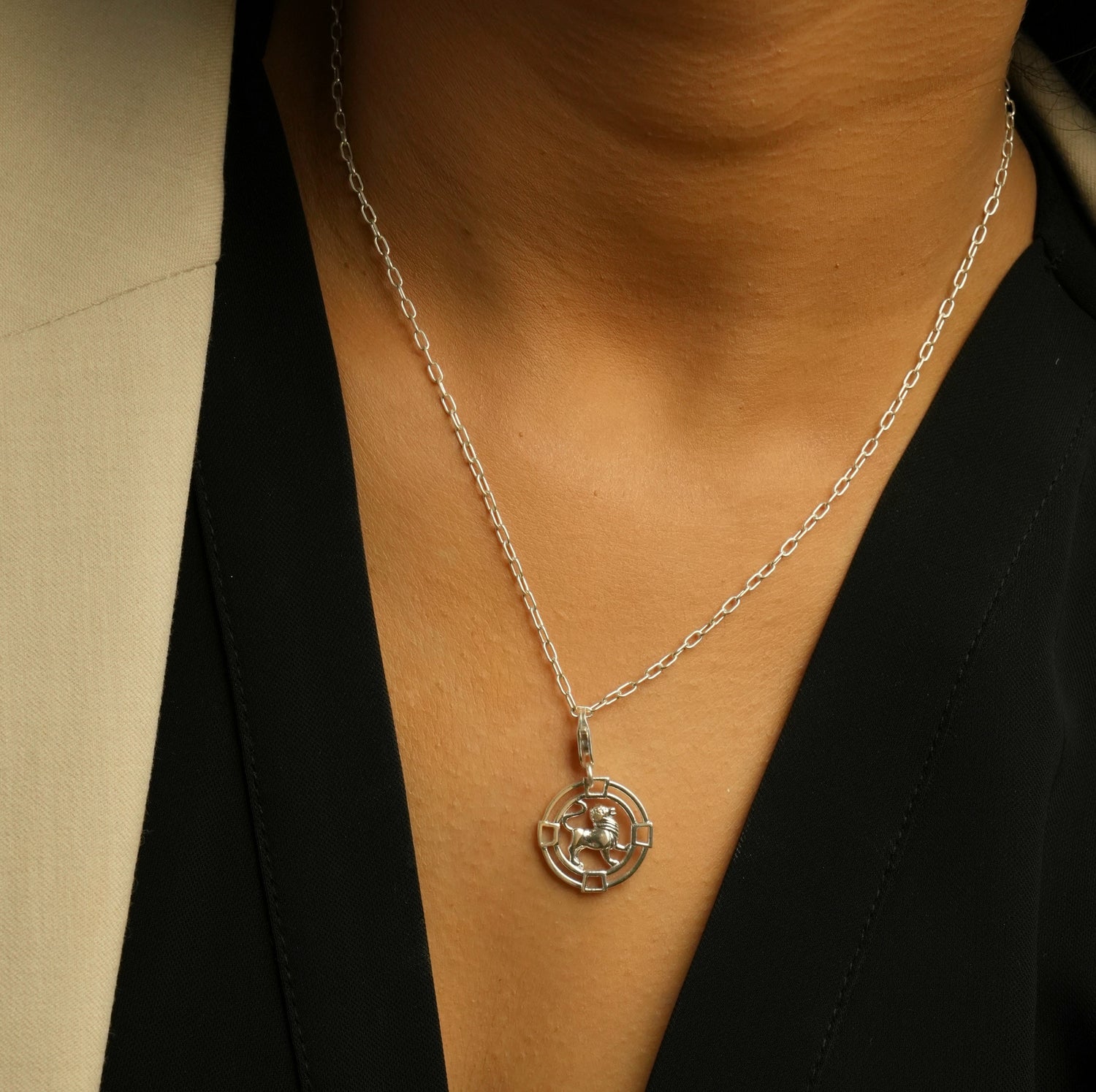 Leo Chain 92.5 Silver Necklace