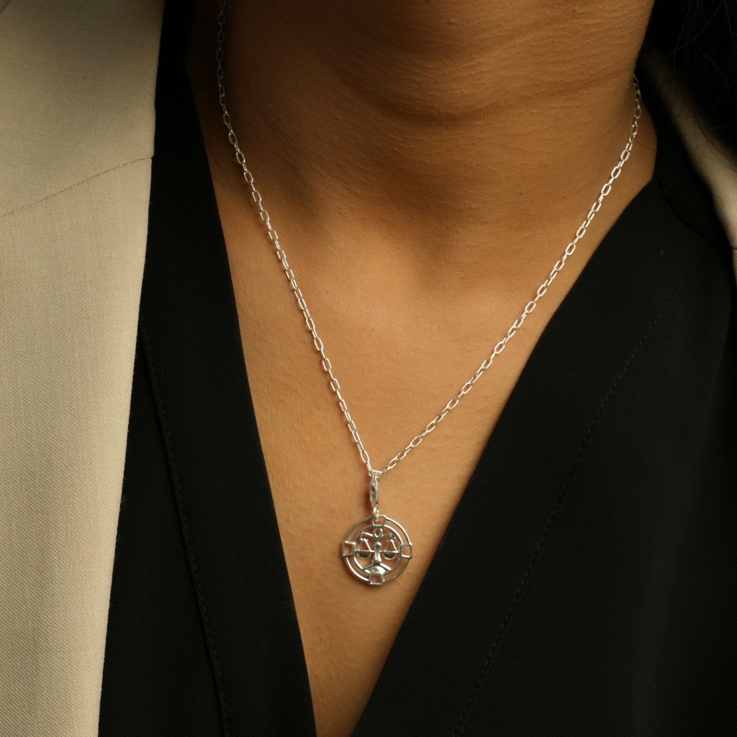 Libra Chain 92.5 Silver Necklace